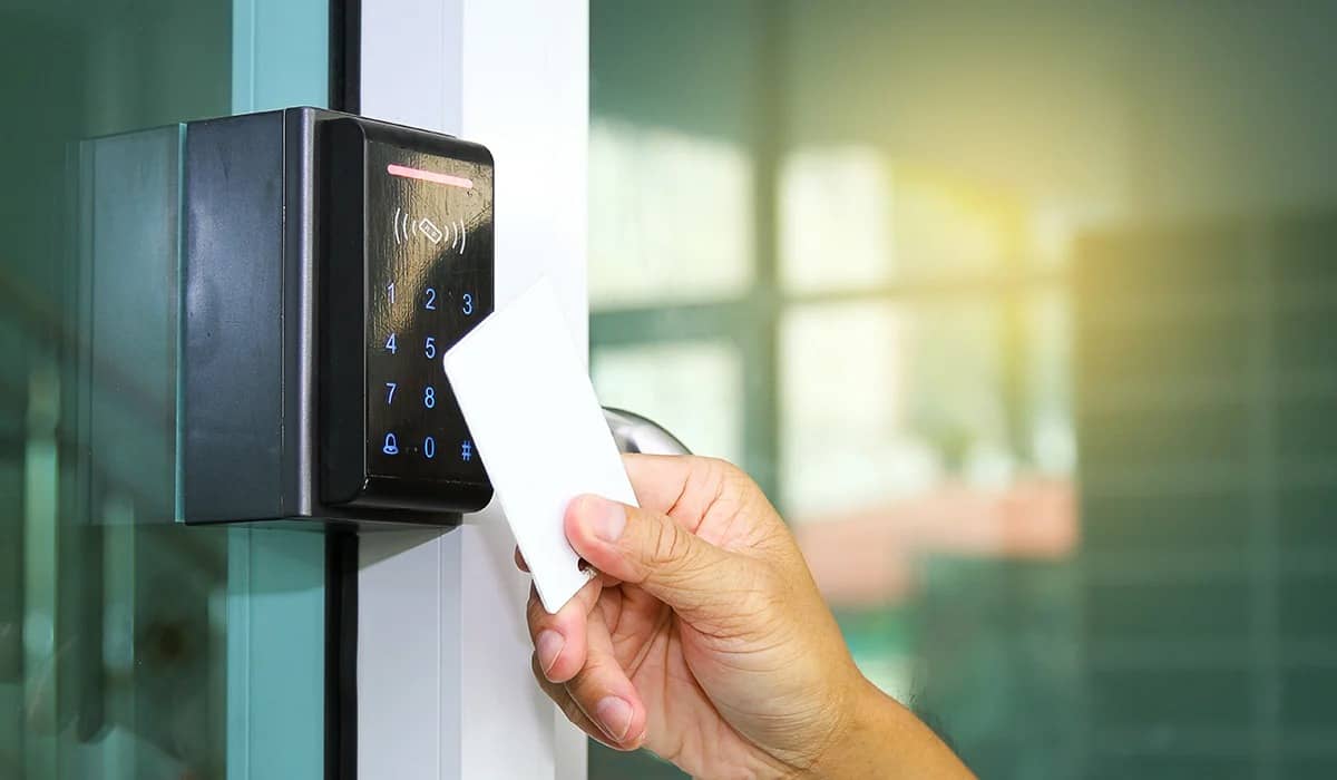 get an access keycard for the safe room gate